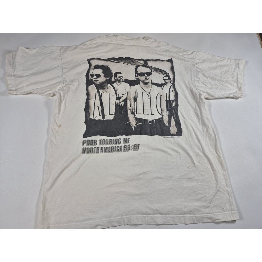 Vintage Metallica T Shirt 1996 Load Concert Poor Touring Me 90's Star Logo XL